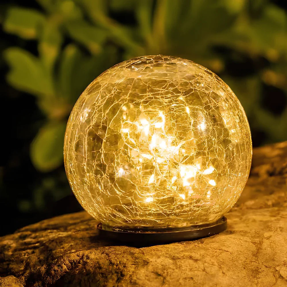 LumiKugel Solar Gartenlampe – Kugelform LED in Warmweiß