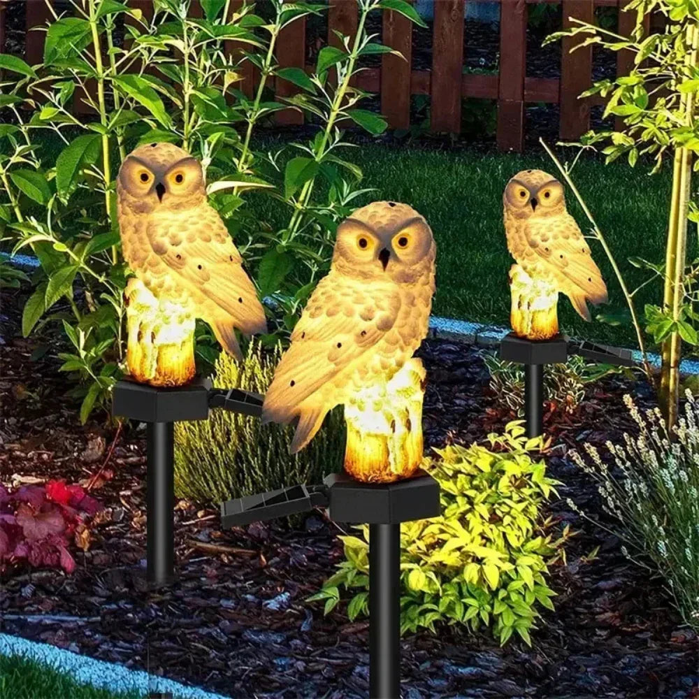 Gartenlampe | Solarbetrieben, Wetterfest, Eulenform 3