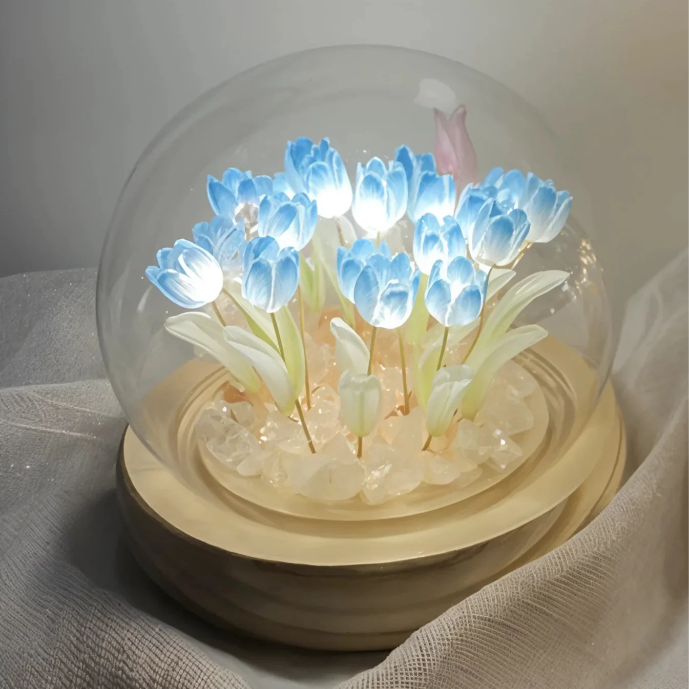LumiTulip LED-Kuppellampe mit Farbwechsel für Innenräume
