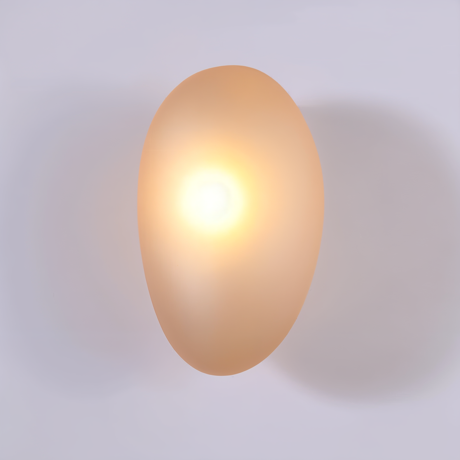 Glanzlicht - Minimalistische LED-Wandleuchte aus Glas