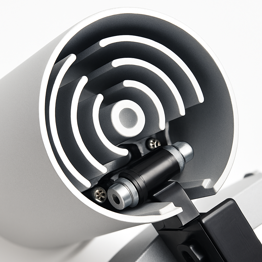 LED-Strahler | Verstellbarer Kopf, Metallgehäuse in Schwarz 5