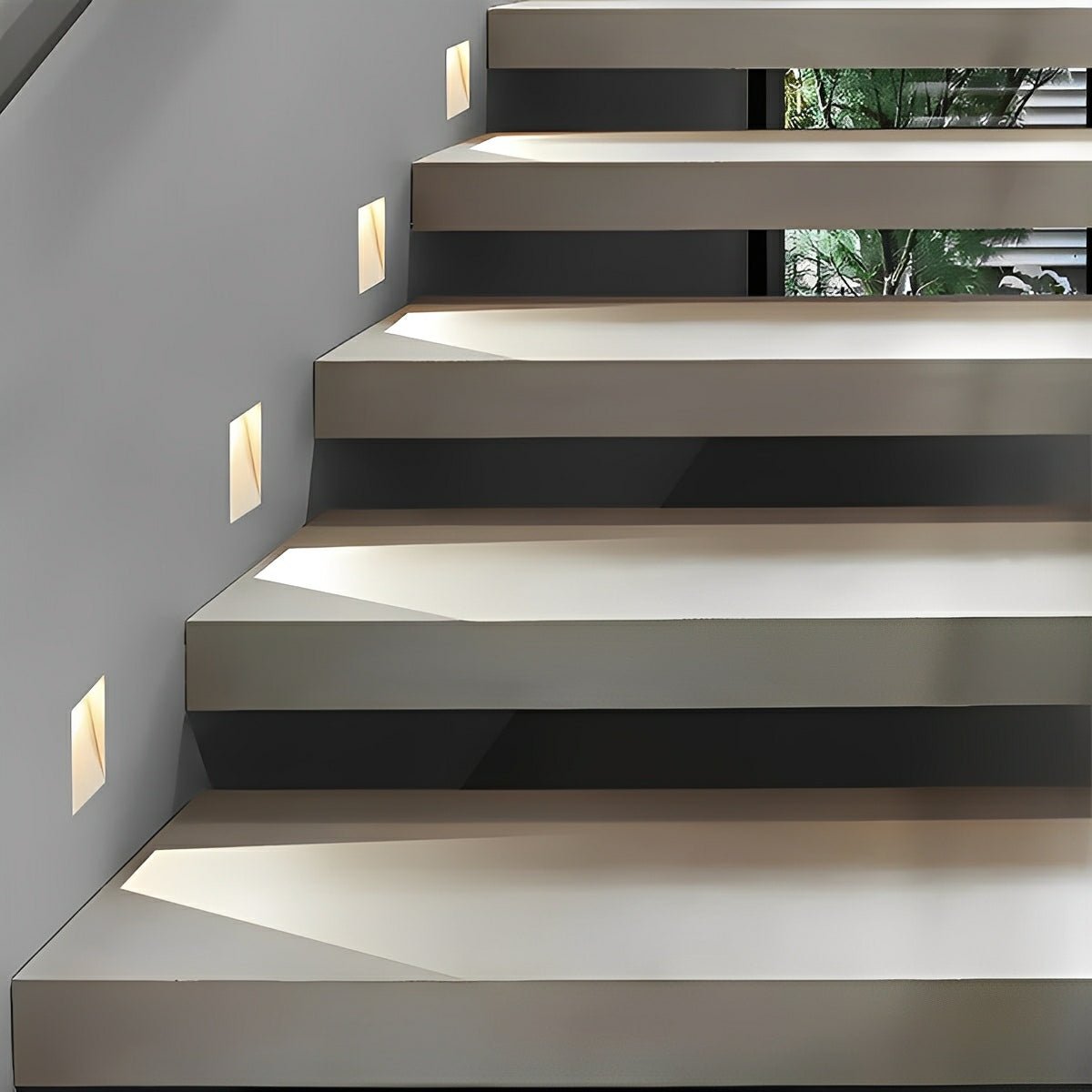 LED-Treppeneinbauleuchte | Minimalistisches Design, Bewegungsmelder 6