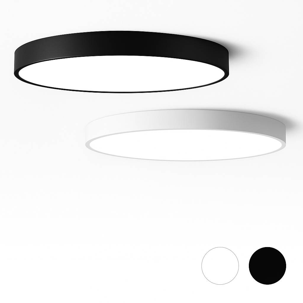 LED Deckenleuchte | Flaches Profil, Milchglasdiffusor 3