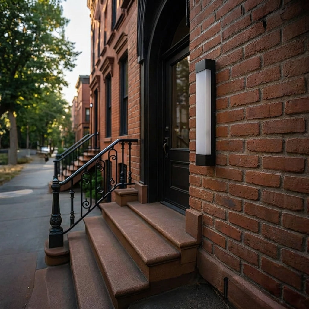 LED Wandleuchte Außen IP65 Marmoreffekt Modern für Fassade und Hauseingang mit Aluminiumgehäuse