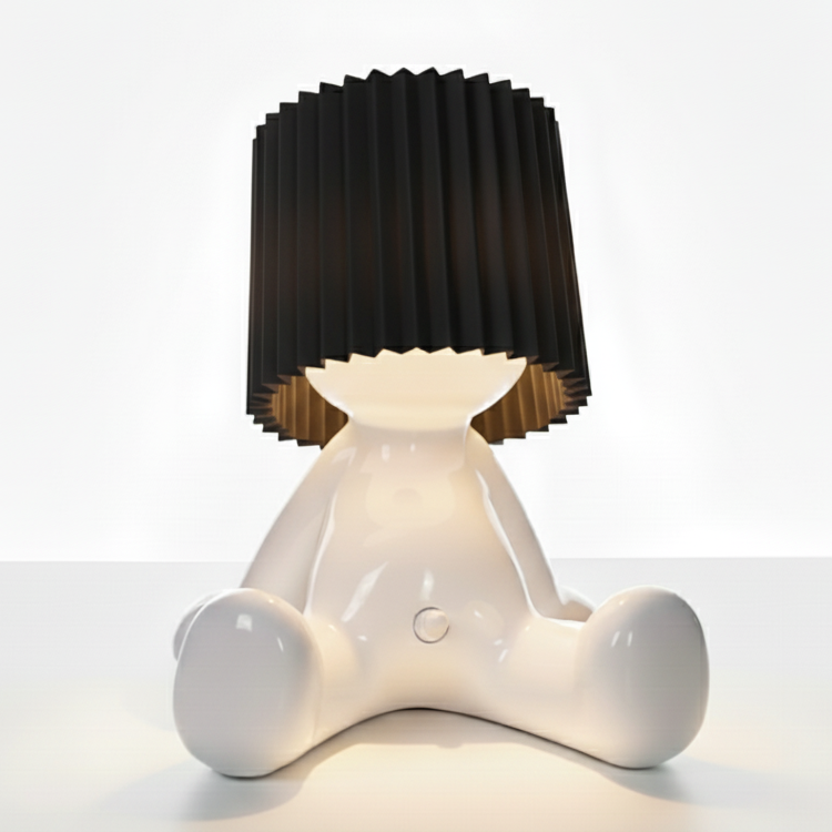 Sitz-Bruno – Witzige Akku-Tischlampe sitzend | 8 Farben LED