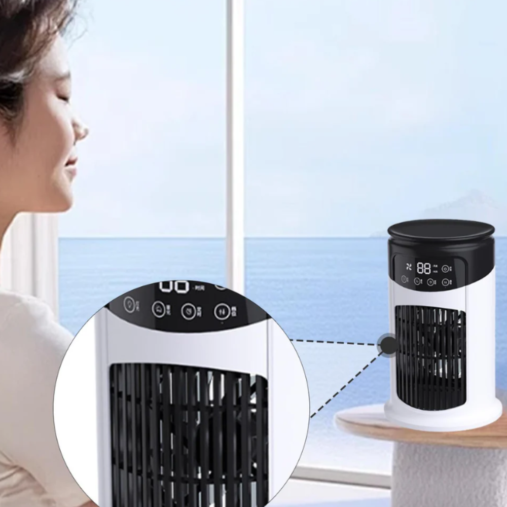 Mobiles Klimagerät Maxbell 5V USB – Leise 36dB – 300ml Wassertank – Für Büro & Schlafzimmer