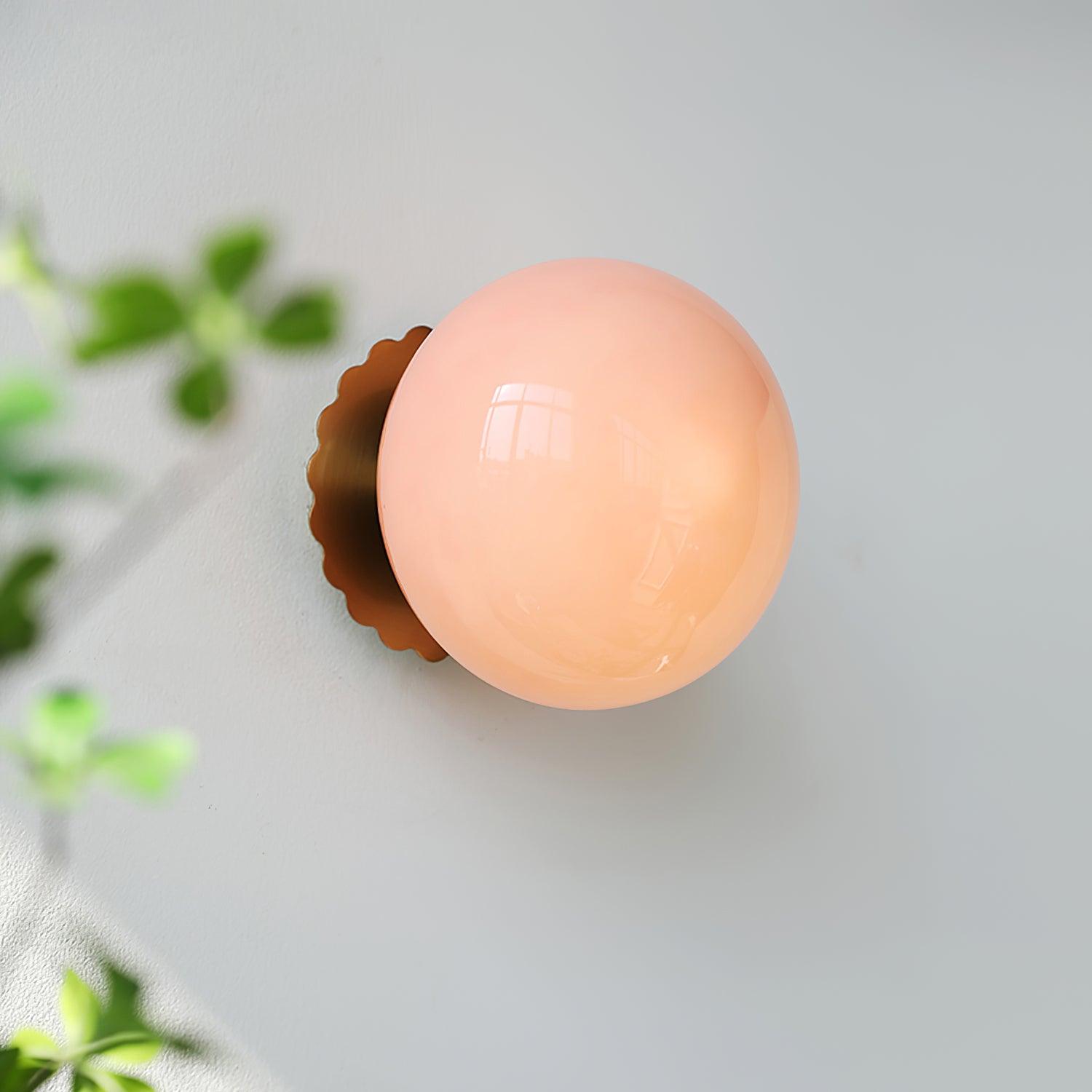 MarshGlow – Runde Konsolenleuchte Modern Weiß Ideal für Flur & Wohnbereich