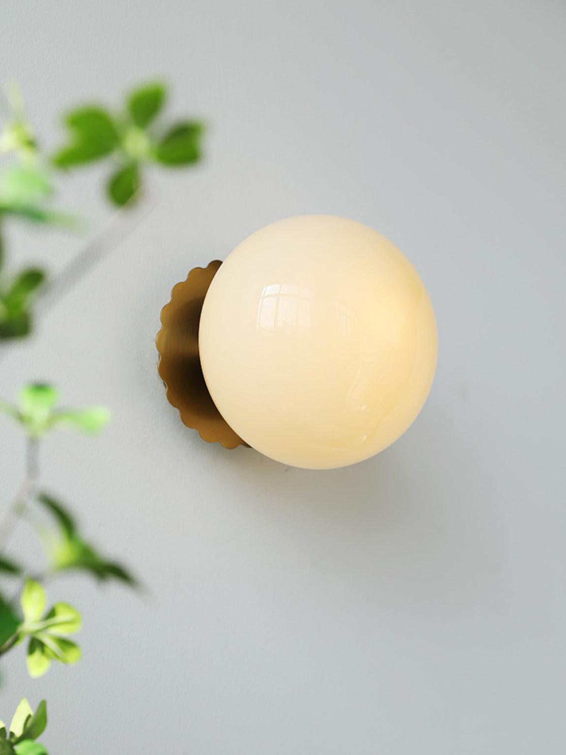 MarshGlow – Runde Konsolenleuchte Modern Weiß Ideal für Flur & Wohnbereich