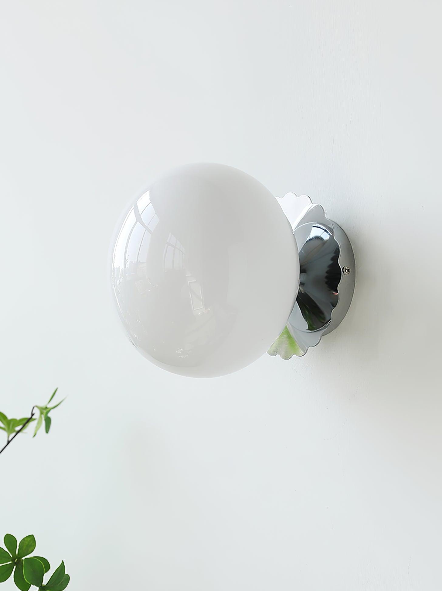 MarshGlow – Runde Konsolenleuchte Modern Weiß Ideal für Flur & Wohnbereich