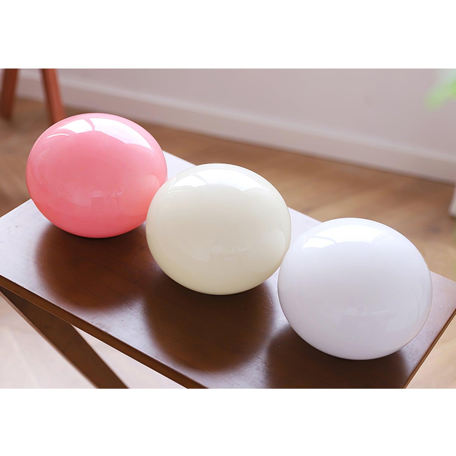 MarshGlow – Runde Konsolenleuchte Modern Weiß Ideal für Flur & Wohnbereich