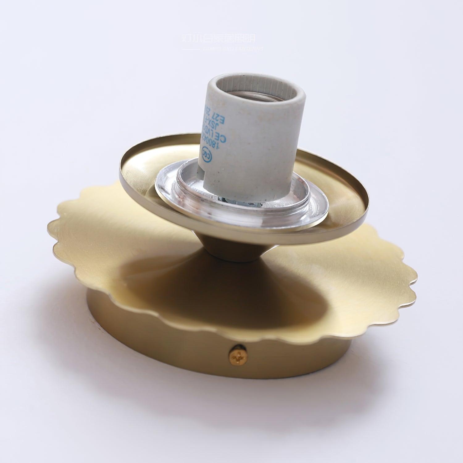 MarshGlow – Runde Konsolenleuchte Modern Weiß Ideal für Flur & Wohnbereich