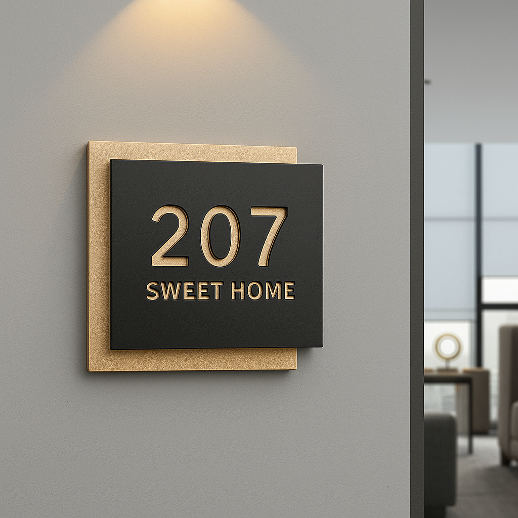 Acryl Hausnummer 3D Schwebend Modern Außen Wetterfest für Fassade und Hauseingang Anthrazit