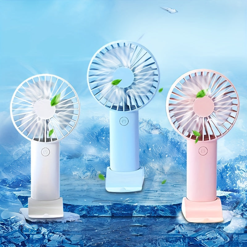 Mini-Tischventilator | Schwarzes ABS-Gehäuse, USB-Aufladung 3