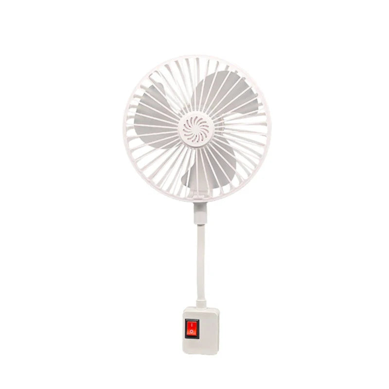 Mini Ventilator Plug-in 220V Leise 36dB Schlafzimmer Flexibler Hals