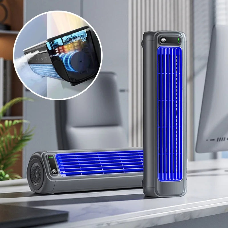 Mobile Klimaanlage | Kompaktes Design, Blaue Belüftung 2