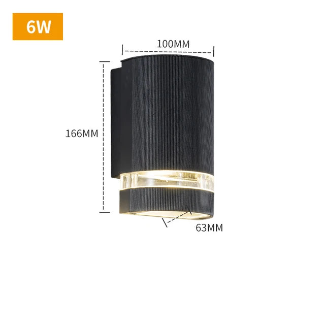 AquaLume – Wasserdichte LED-Außenleuchte robust IP65 Garten