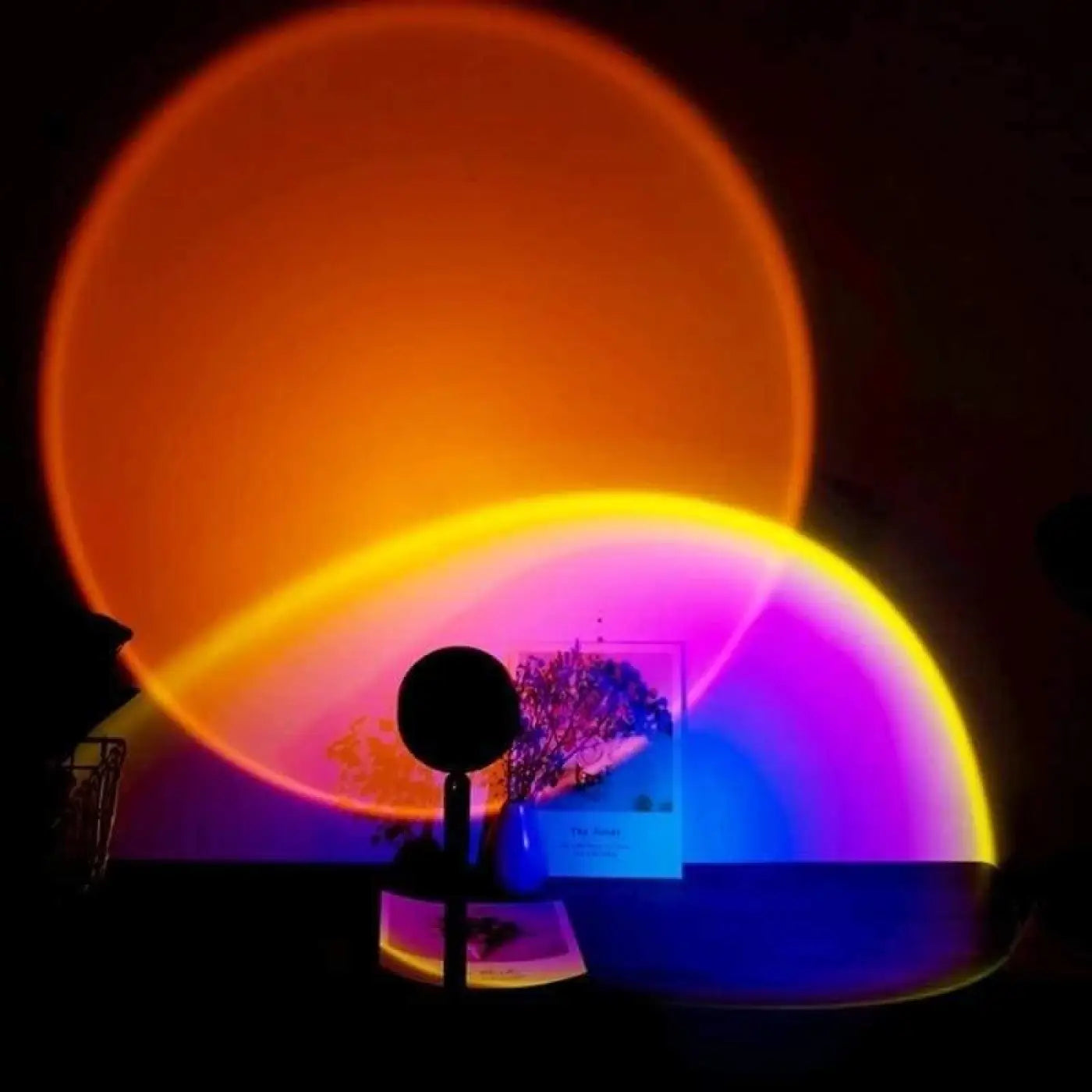 Nachttischlampe | LED-Projektion, 180° verstellbarer Kopf 2