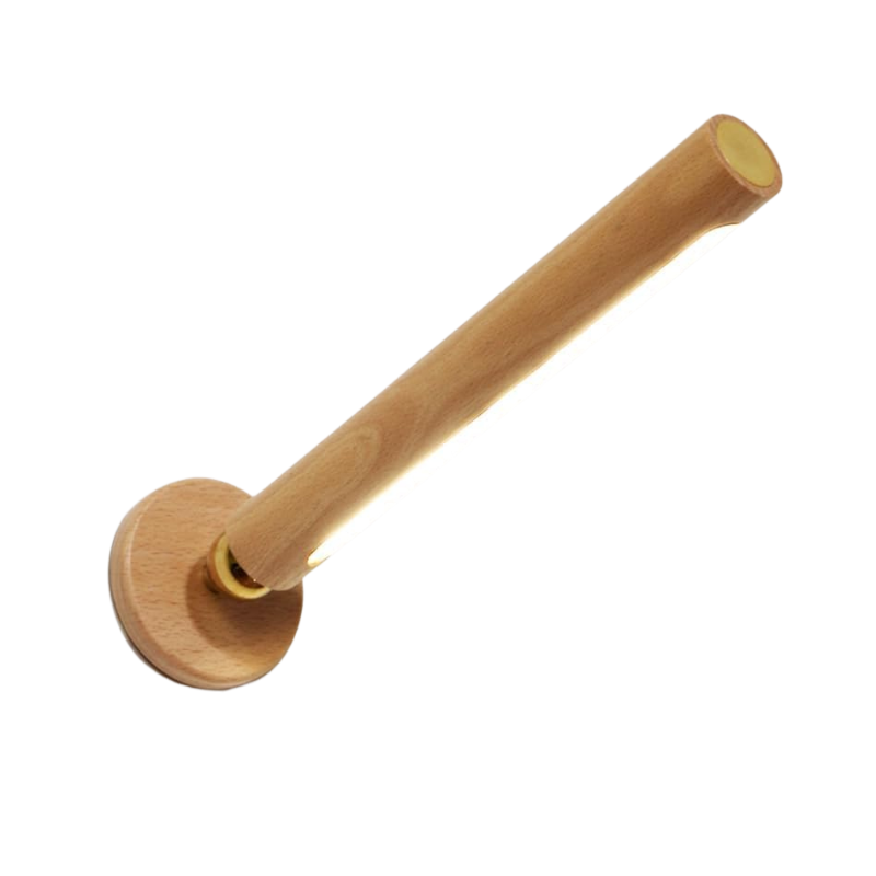 OakLume - Schlanke wiederaufladbare Wandlampe aus Holz