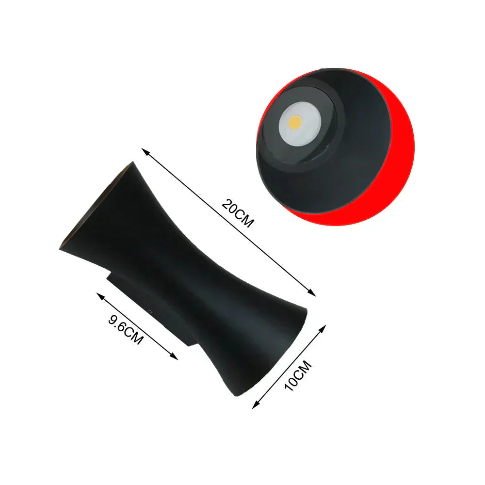 AquaRay – Wetterfeste Aluminium Wandlampe