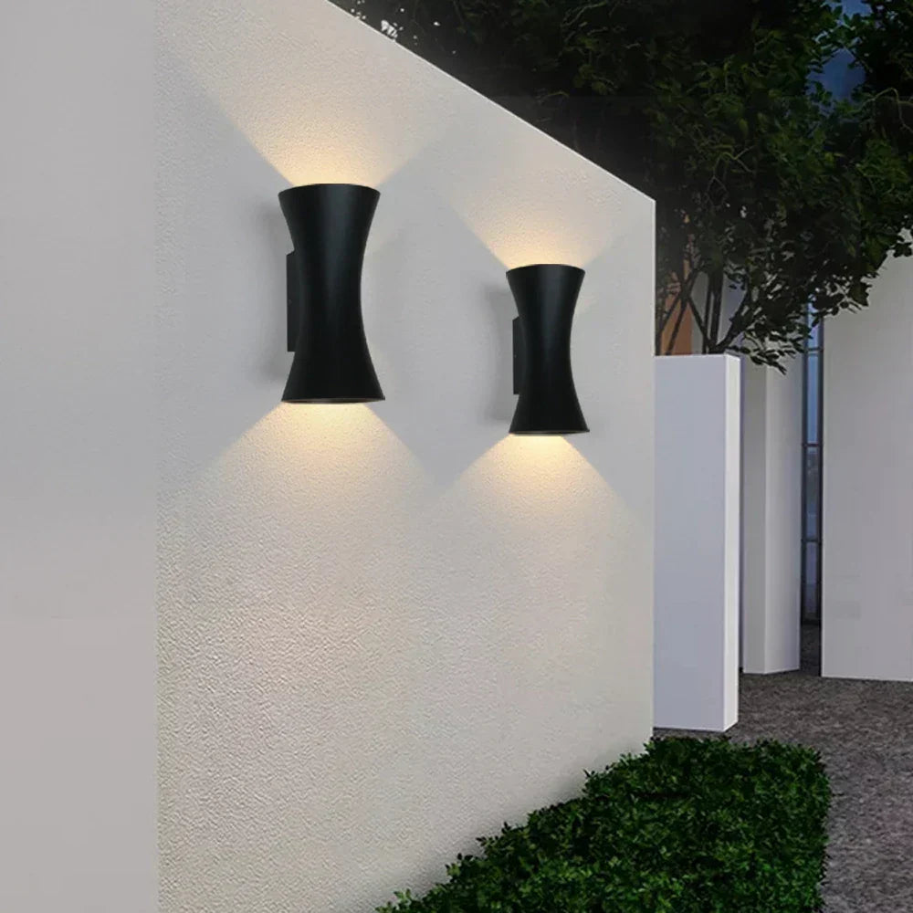 AquaRay – Wetterfeste Aluminium Wandlampe