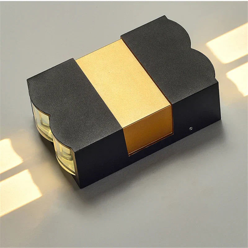 RainGuard Außenwandleuchte Modern LED IP65 Schwarz für Terrasse