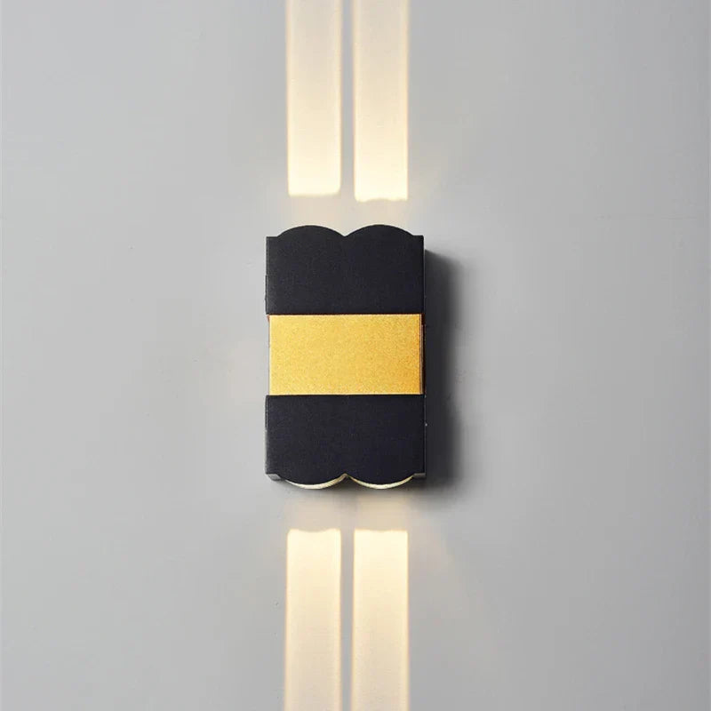 RainGuard Außenwandleuchte Modern LED IP65 Schwarz für Terrasse