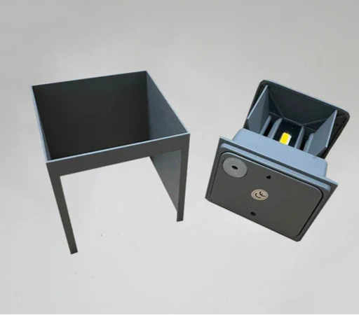 AquaShield Wandlampe Modern LED IP65 Schwarz für Garten & Terrasse