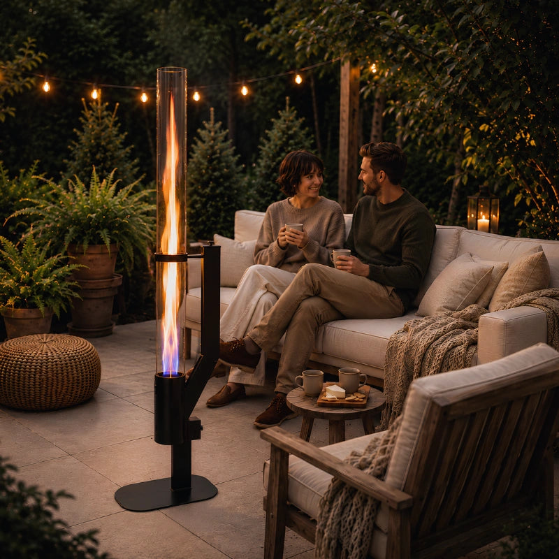 Pelletbrenner | Vertikale Flamme, Schlankes Design 7