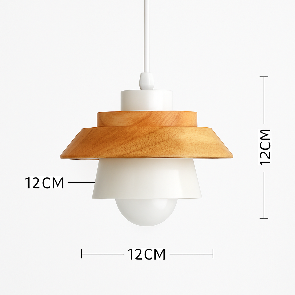 Pendelleuchte | Farbiges Metall, Helles Holz, Verschiedene Formen 11