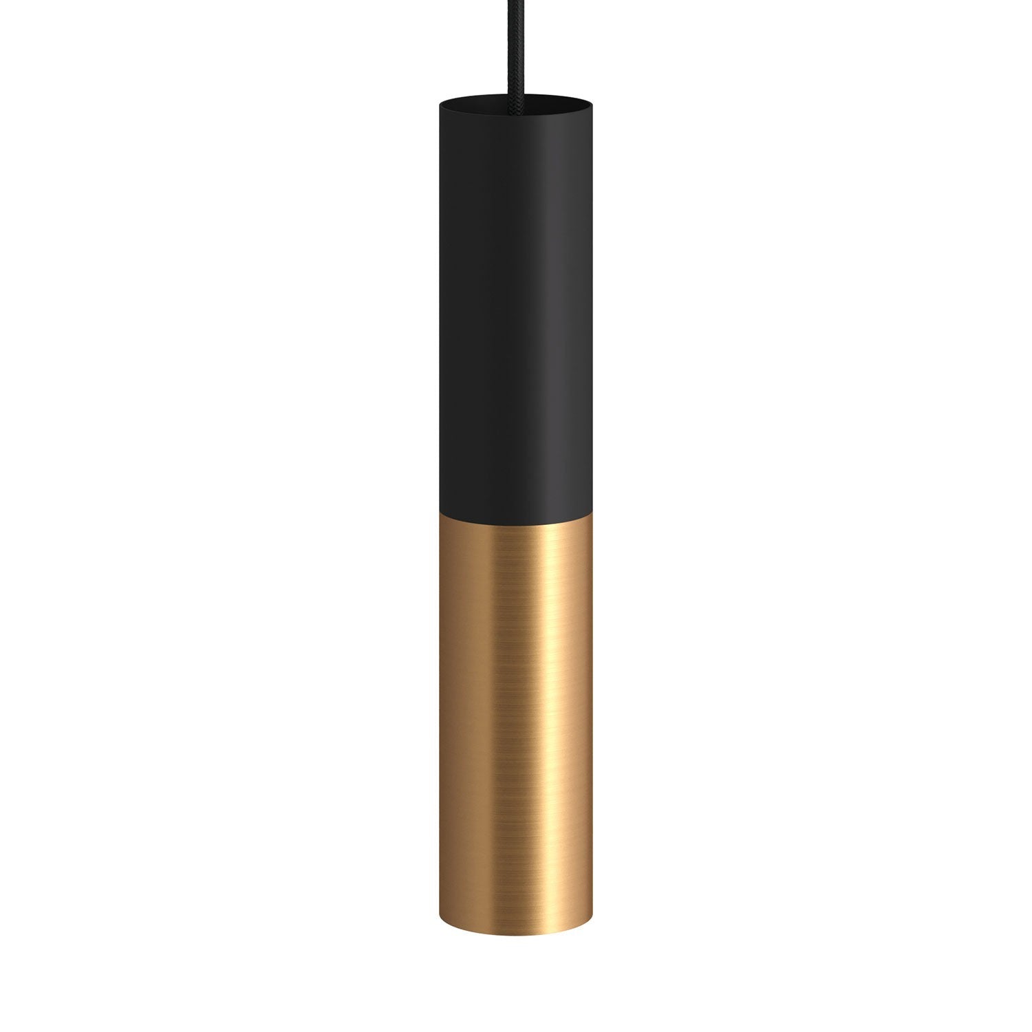 Pendelleuchte | Metallrohr, Gebürstetes Messing, Verstellbares Kabel 1
