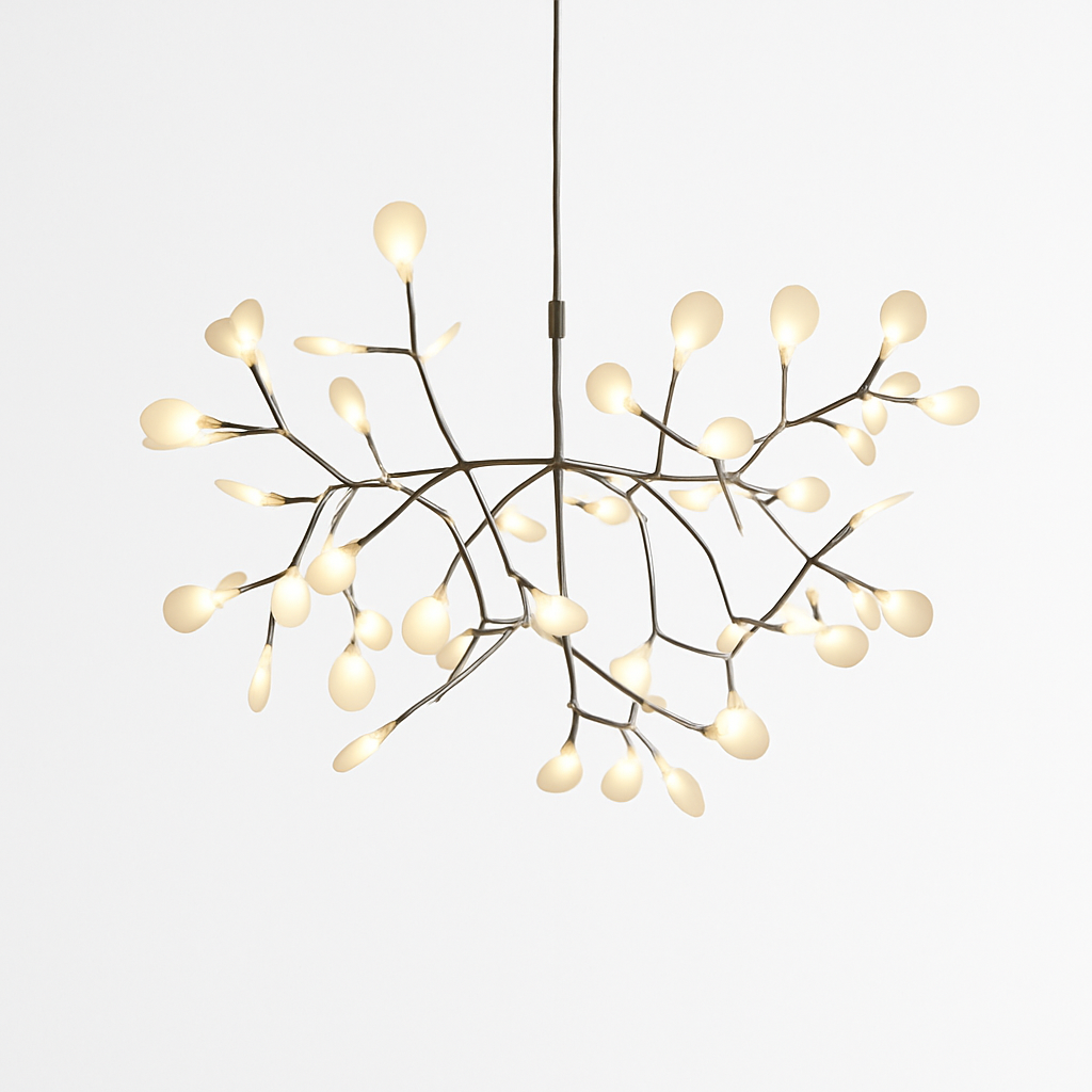 Pendelleuchte | Metallstruktur, Verzweigte Lichtquellen, Schwarz 9