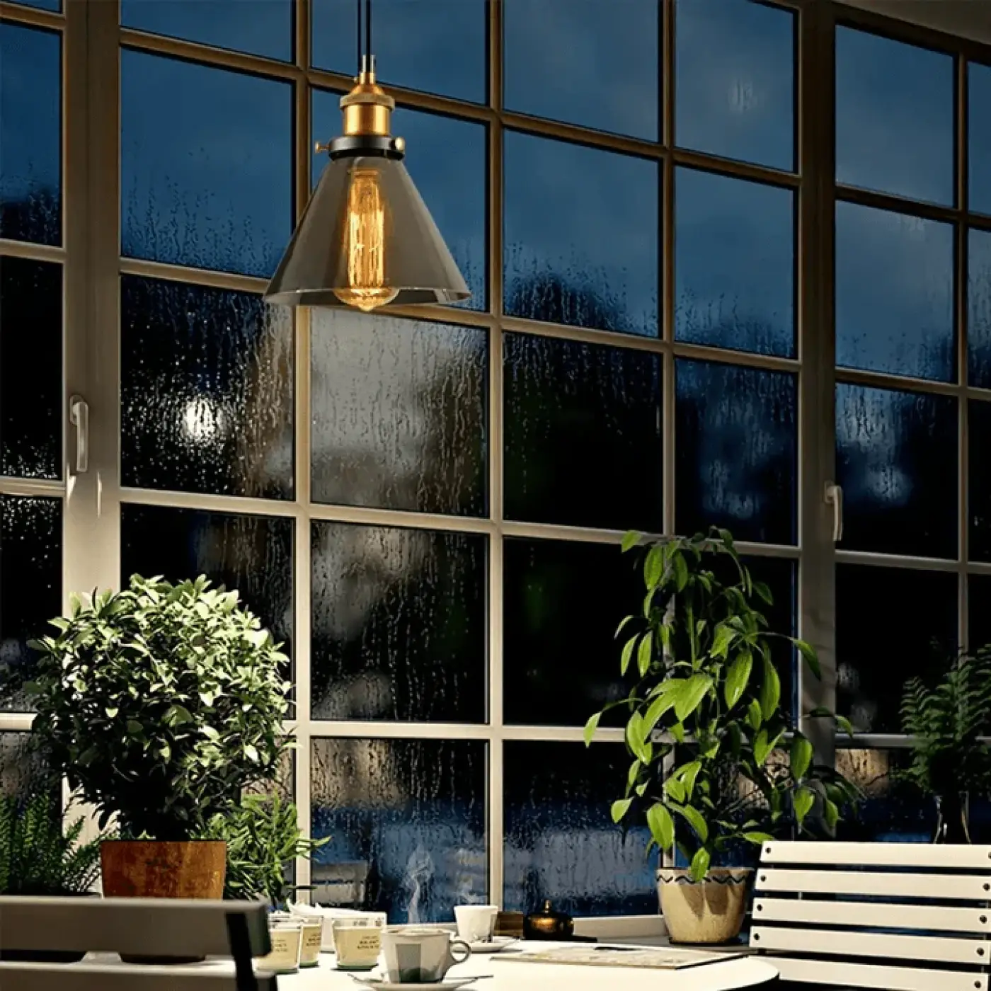 Pendelleuchte | Rauchglas, Getöntes Finish 4