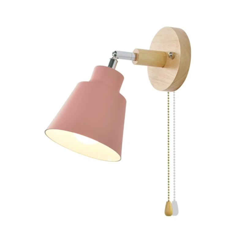 PivotLume - Verstelbare Wandlamp met Trekketting Schakelaar