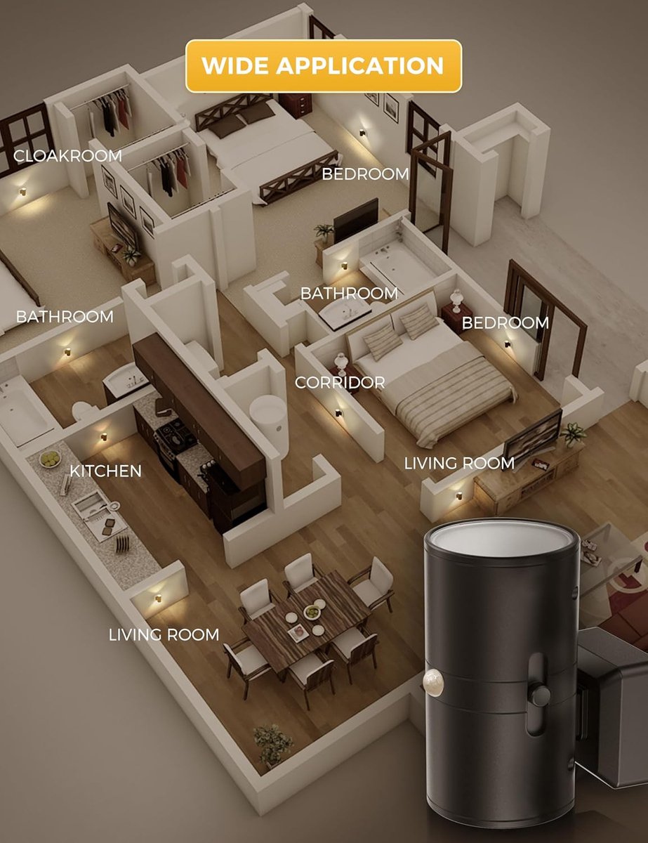 PlugGlow Steckdosenlampe – Dimmbares LED-Nachtlicht für Flur & Schlafzimmer