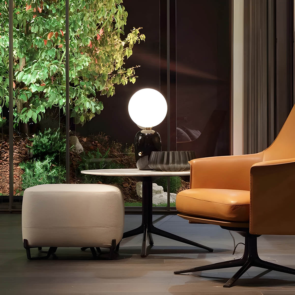 Raiso Moderne LED-Tischlampe – Minimalistisches Design Weiß Wohnzimmer