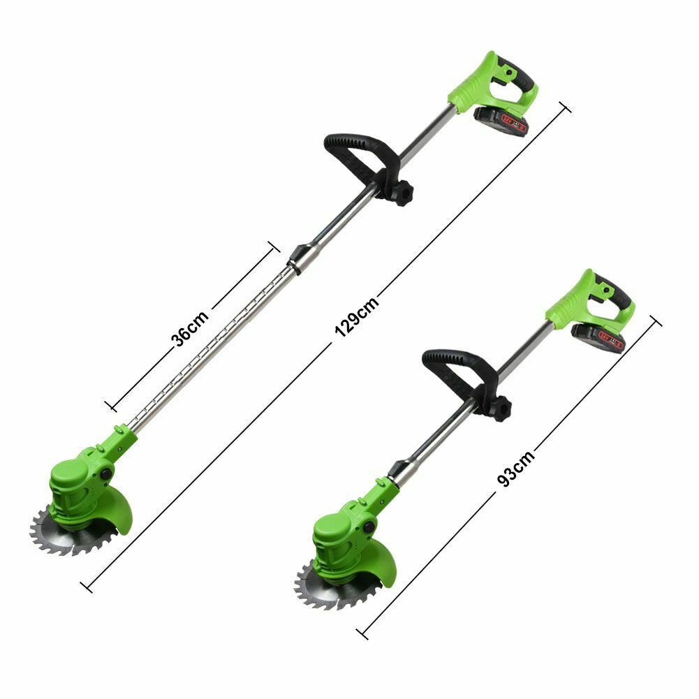 Akku Rasentrimmer 24V 600W – 140mm Schnitt – 18000 U/min – 3,0Ah Akku – 70dB – 2in1 Kantenschneider