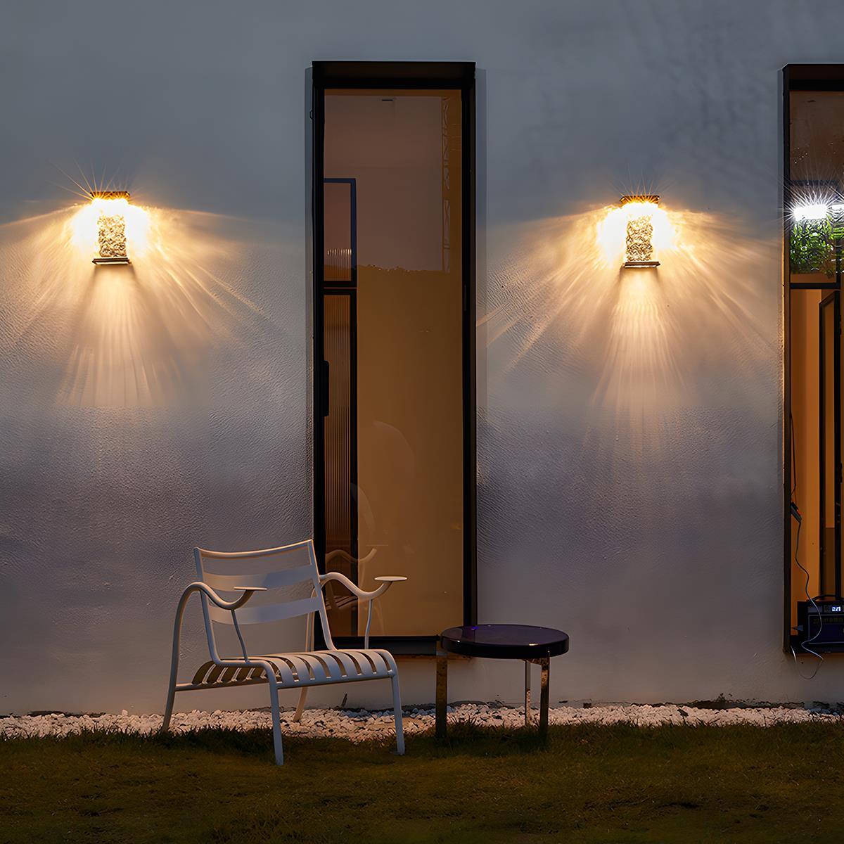 Rechteckige LED Außenwandleuchte | Wasserdichtes, Modernes Design 1