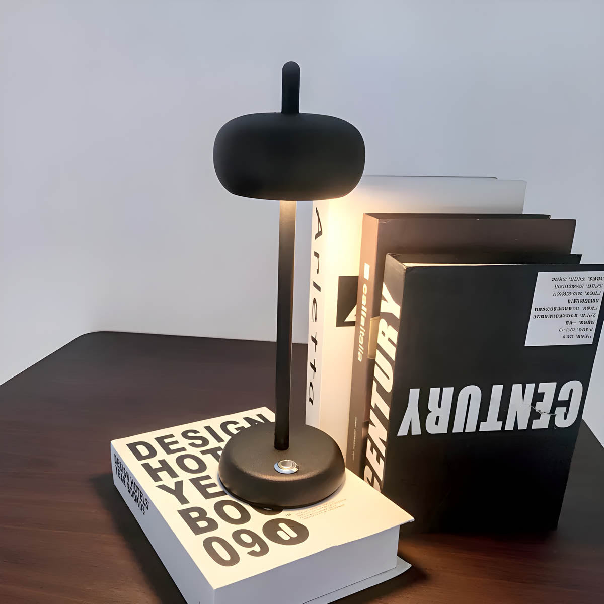 Rinao Minimalistische Tischleuchte – LED dimmbar Weiß Wohnzimmer