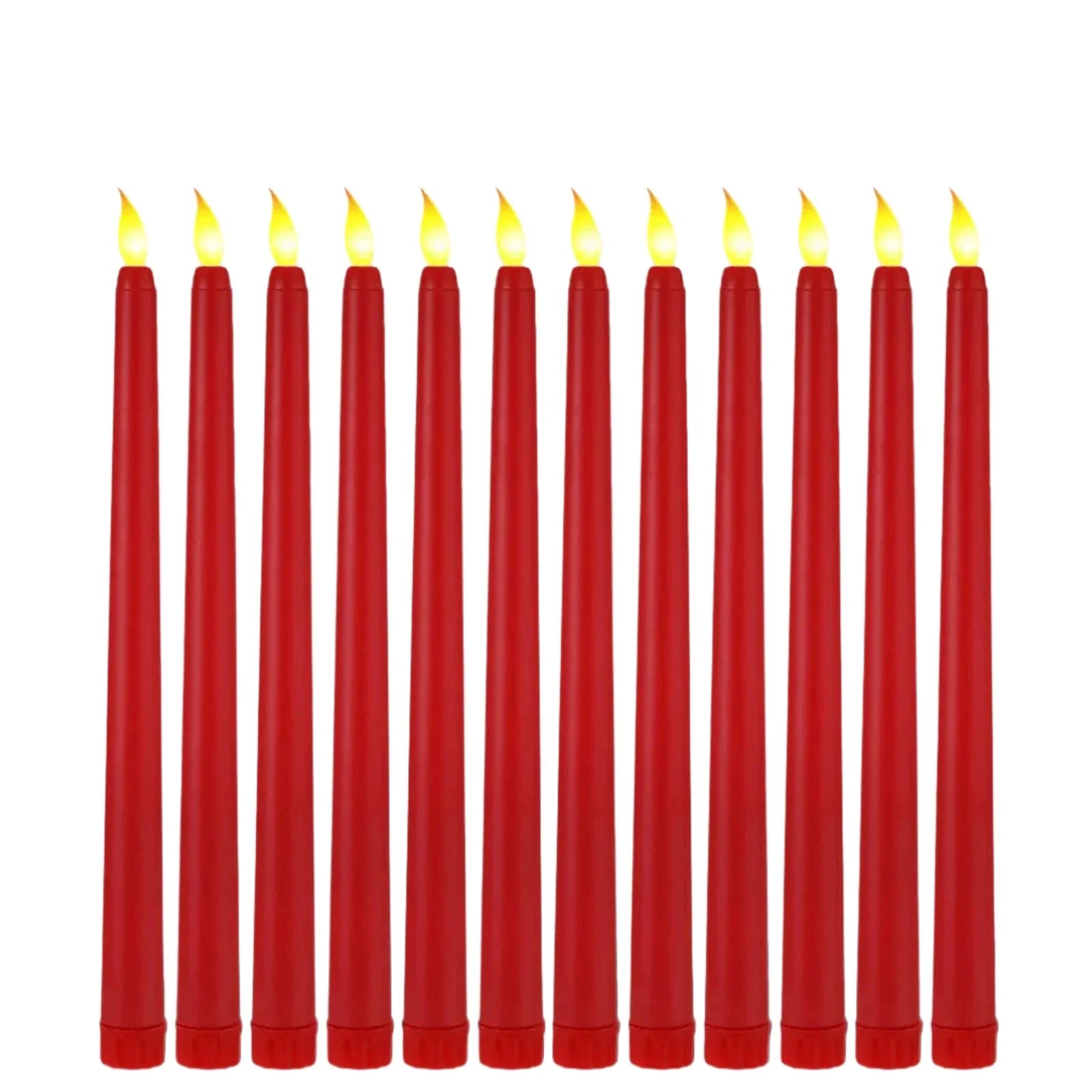 ShadowGlow – Schwarze LED-Spitzkerzen stimmungsvolle Dekolampen für Halloween