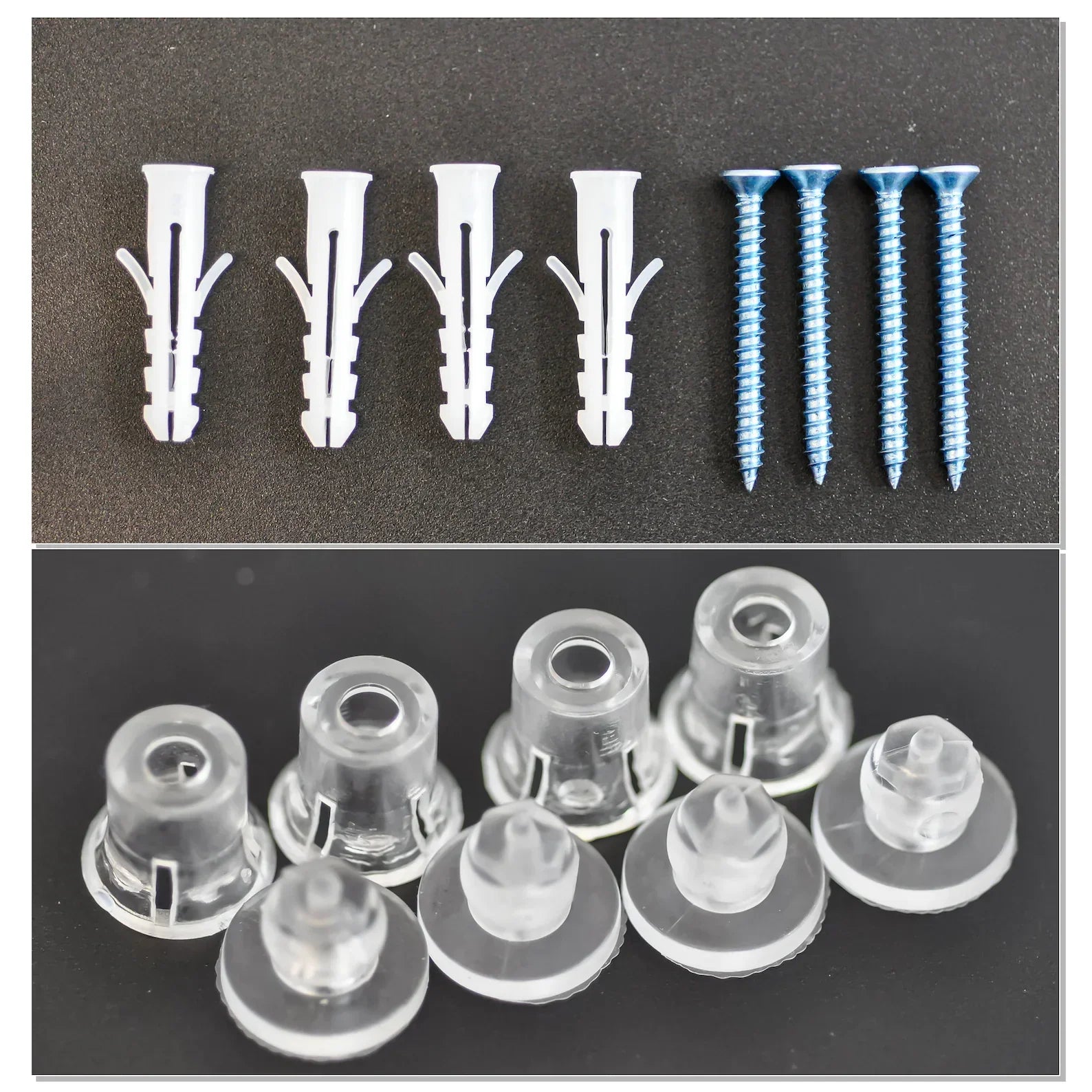 Acryl Hausnummer Modern Außen Wetterfest für Fassade und Hauseingang 3D Optik Schwarz