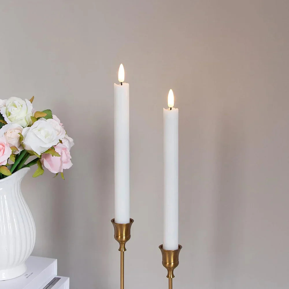 Flammenlicht – Elegante 3D-LED-Kerzen Flammenlos Warmweiß Terrasse