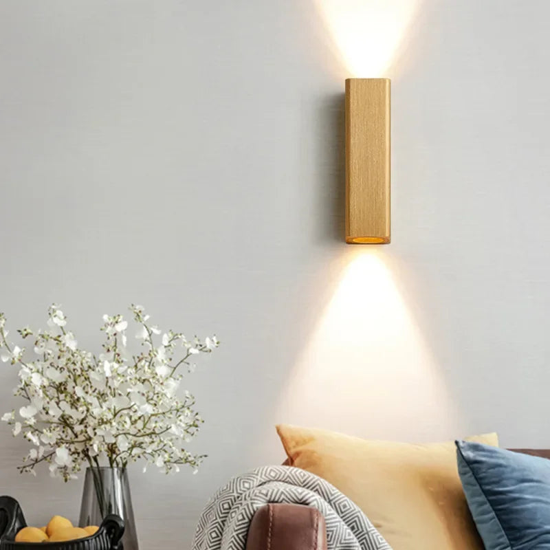 GlowLuxe LED-Wandleuchte - Energieeffizientes modernes Design für Schlafzimmer oder Flur