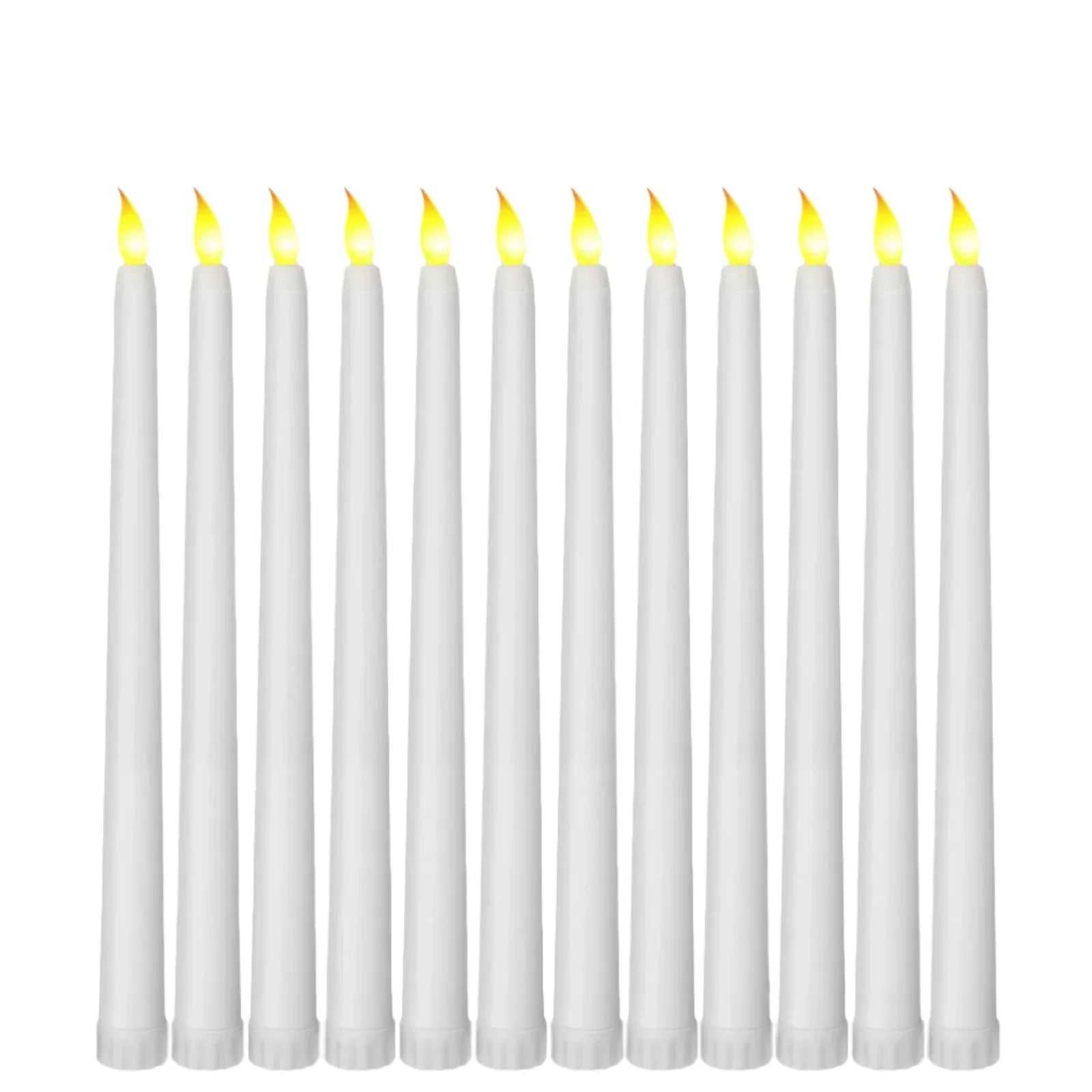 ShadowGlow – Schwarze LED-Spitzkerzen stimmungsvolle Dekolampen für Halloween