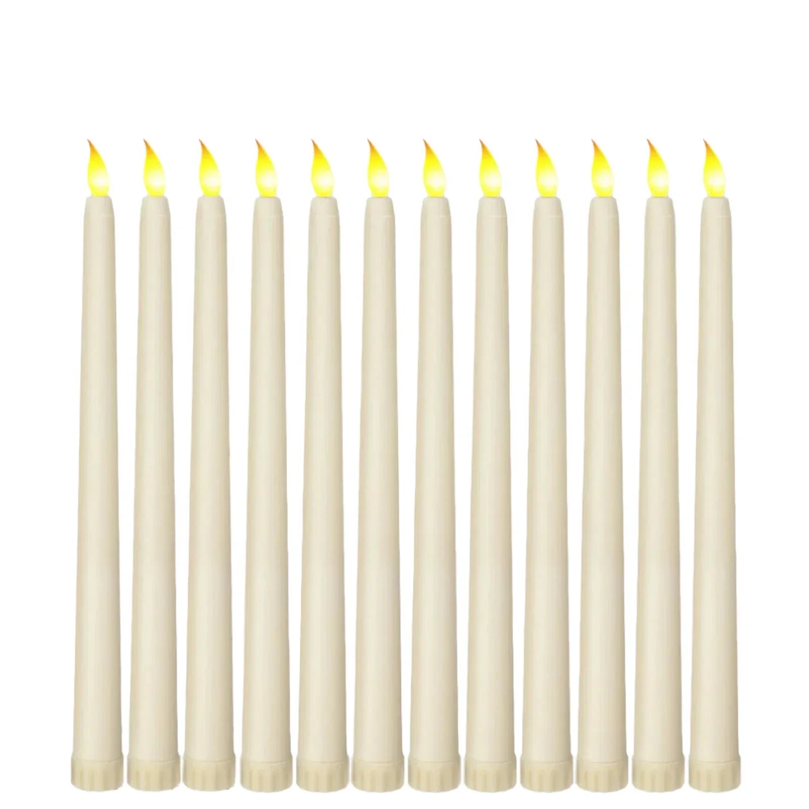 ShadowGlow – Schwarze LED-Spitzkerzen stimmungsvolle Dekolampen für Halloween