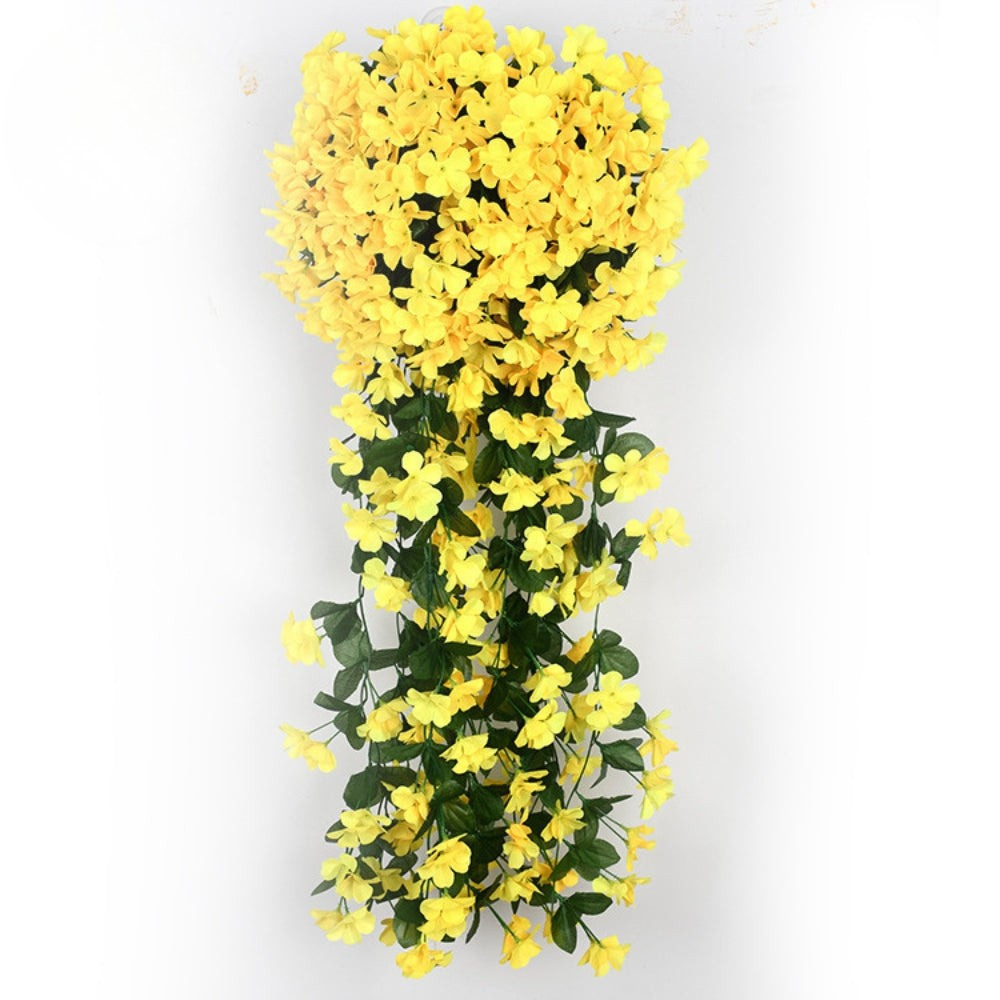 Künstliche Orchidee Cascade 90 cm aus Seidenstoff für Innen- und Außenbereich pflegeleicht