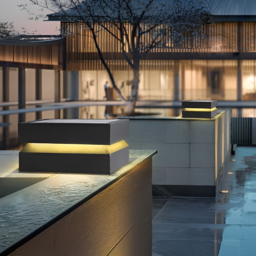 Säulenleuchte | Modernes Design, Wasserdicht, Edelstahlgehäuse 3