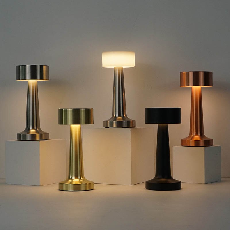 VivaGlow Design Lampe - Kabellose LED Lampe mit 3 Helligkeitsstufen