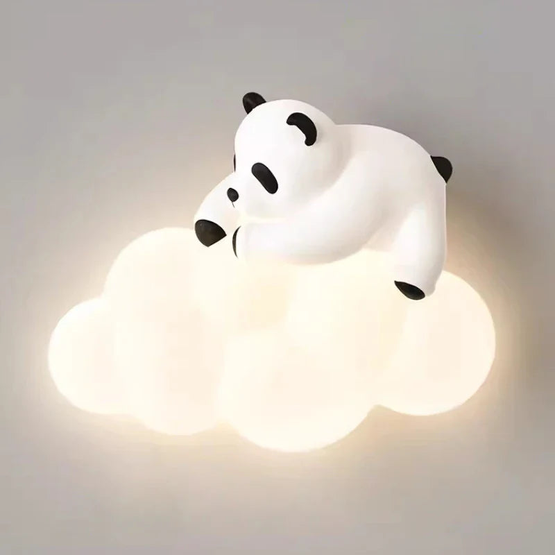PandaGlow LED-Wandleuchte mit einstellbaren Farben