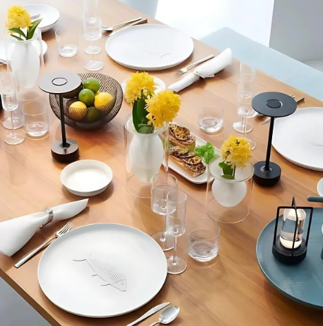 Glimmera | Kabellose Aufladbare Tischlampe mit Dimmbarer Helligkeit