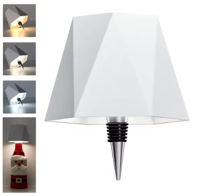 GlowBottle – Kabellose LED Flaschenlampe dimmbar – Warmweiß Tischlampe